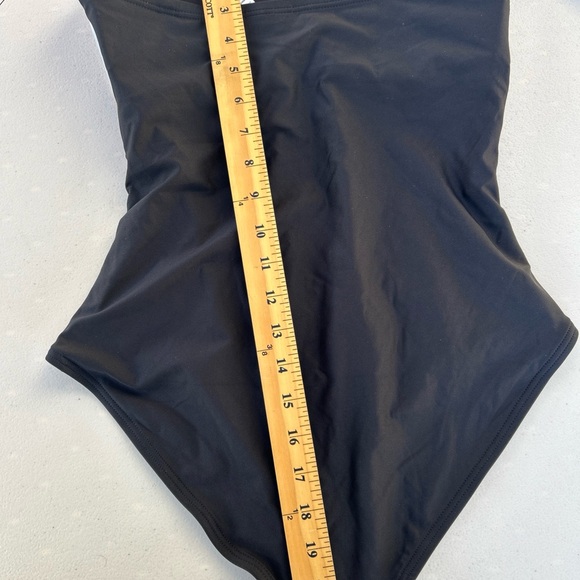 DKNY Black Gathered One-Piece Swimsuit - Picture 11 of 11